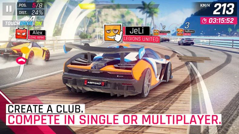 Hình ảnh Asphalt 9 MOD